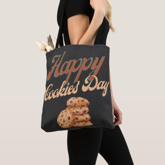 Happy Cookies Day, National Cookie Day Tote Bag (Dichtbij)