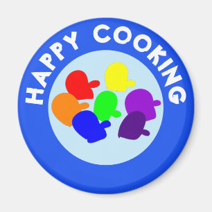 HAPPY COOKING MAGNEET