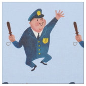 happy cop print stof (Close Up)