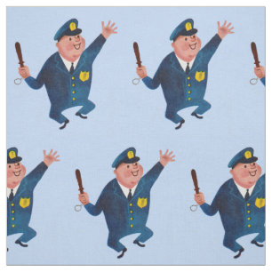 happy cop print stof