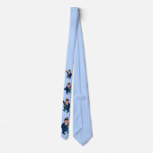 happy cop print tie  stropdas (Achterkant)