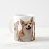 Happy Corgi Coffee Mok (Voorkant links)