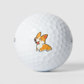 Happy Corgi Golfballen (Voorkant)