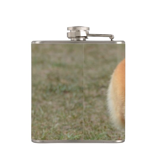 Happy Corgi Heupfles (Achterkant)