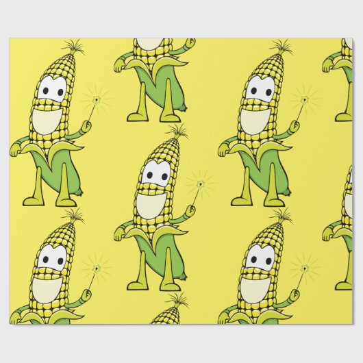 Happy Corn Cadeaupapier (Vlak)