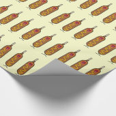 Happy Corn Dog Cadeaupapier (Hoek)