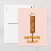 Happy Corn Dog Doge Parody Briefkaart (Voorkant / Achterkant)