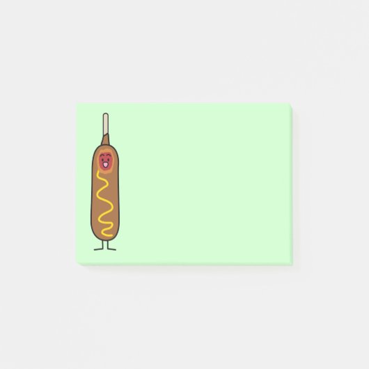 Happy Corn Dog Post-it® Notes (Voorkant)