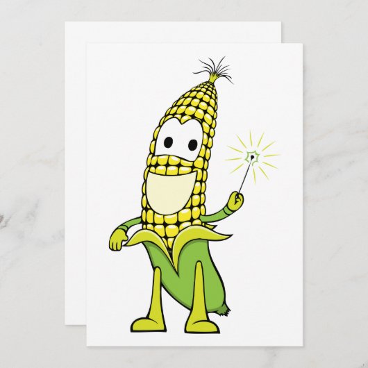 Happy Corn Kaart (Voorkant / Achterkant)