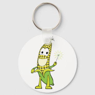 Happy Corn Sleutelhanger