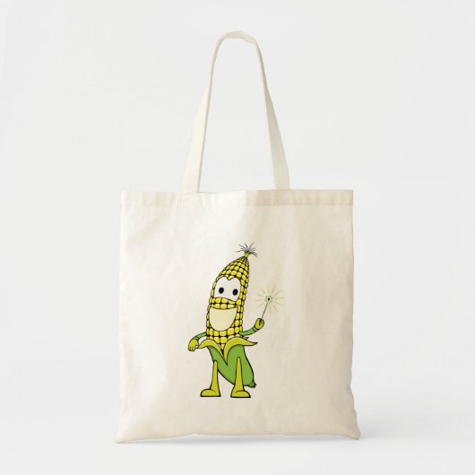 Happy Corn Tote Bag (Voorkant)