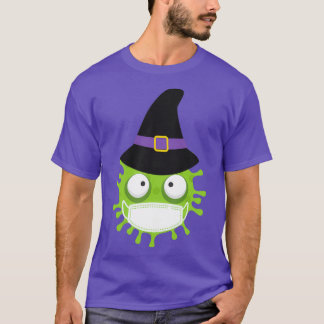 Happy Coronaween Halloween 2020 Coronavirus Witch  T-shirt