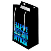 Happy Corrections Officer Klein Cadeauzakje (Voorkant Gekanteld)