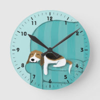 Happy Couch Beagle - Cute Puppy Dog Design