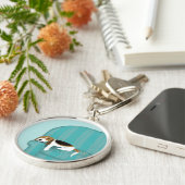 Happy Couch Beagle | Slaaphond voor de luiers | Pe Sleutelhanger (Zijkant)