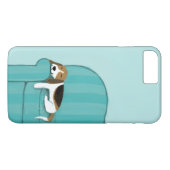 Happy Couch Dog | Cute Beagle | Fun Animal Art Case-Mate iPhone Case (Achterkant (Horizontaal))