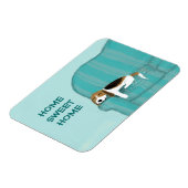 Happy Couch Dog - Home Sweet Home Leuke Beagle Magneet (Linkerzijde)