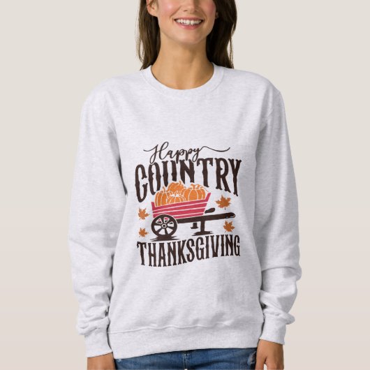 Happy Country Thanksgiving Trui (Voorkant)