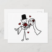 Happy Couple Briefkaart (Voorkant / Achterkant)