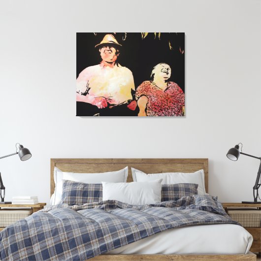Happy Couple Canvas Afdruk (Insitu (Slaapkamer))