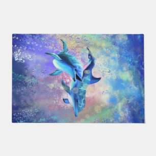 Happy Couple Dolfijn Deurmat