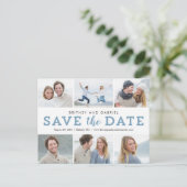 Happy Couple EDITABLE COLOR bewaart het Briefkaart (Staand voorkant)