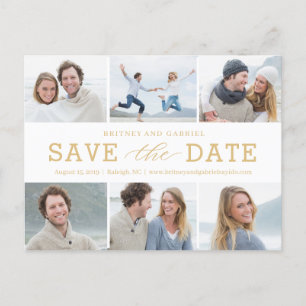 Happy Couple EDITABLE COLOR bewaart het Briefkaart