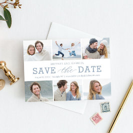 Happy Couple EDITABLE COLOR Save the Date Kaart