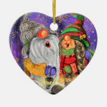 Happy Couple Gnome Kerst Ornament