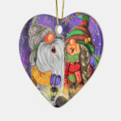 Happy Couple Gnome Kerst Ornament (Links)