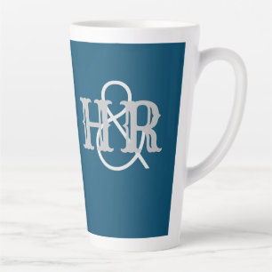 Happy Couple Joint Initialen op een Latte Mok