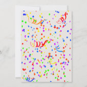 Happy Couple New Year's Day Confetti Celebrate Kaart (Achterkant)