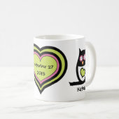 Happy Couple Owl Pair Mok (Voorkant rechts)