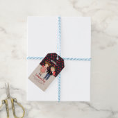 Happy Couple Valentijnsdag Envelope Cadeaulabel (Met Touw)