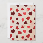 Happy Couple Valentijnsdag Flat Holiday Kaart (Achterkant)