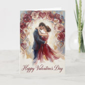 Happy Couple Valentine Card Kaart (Voorkant)