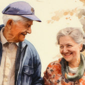 Happy Couples Hangend Wandkleed