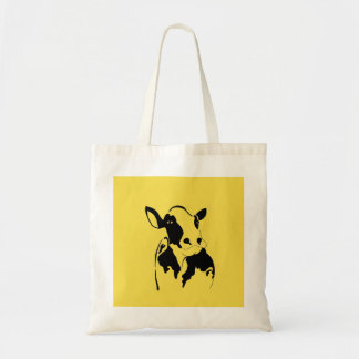Happy Cow Grocery Bag Tote Bag
