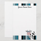 Happy Cow Stationery Briefpapier (Voorkant / Achterkant)