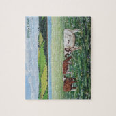 "Happy Cows" Puzzle Legpuzzel (Verticaal)