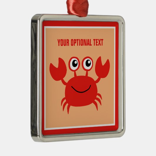 Happy Crab aangepast ornament (Rechts)