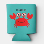 Happy Crab aangepaste koelbox Blikjeskoeler (Achterkant)