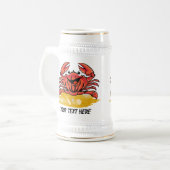 HAPPY CRAB, (BEWERKBAAR ) BIERPUL (Voorkant links)