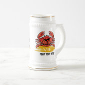 HAPPY CRAB, (BEWERKBAAR ) BIERPUL (Voorkant rechts)