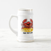 HAPPY CRAB, (BEWERKBAAR )