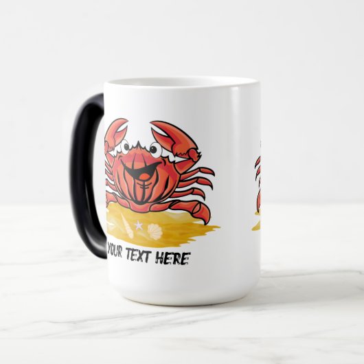 HAPPY CRAB, (BEWERKBAAR ) MAGISCHE MOK (Voorkant links)