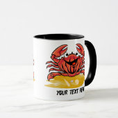 HAPPY CRAB, (BEWERKBAAR ) MOK (Voorkant rechts)