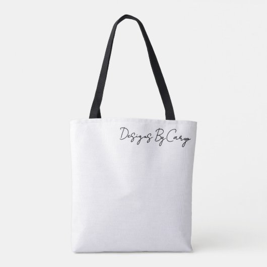 Happy Crab-Canvas tas (Achterkant)