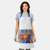 Happy Crab-Schort Schort (Gedragen)