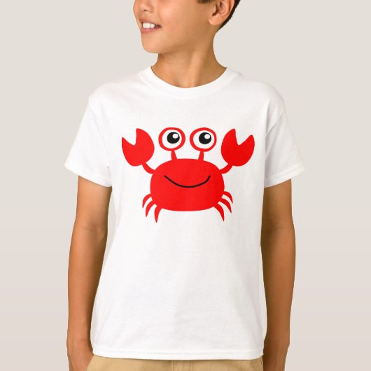 Happy Crab-shirten en -jacks T-shirt (Voorkant)